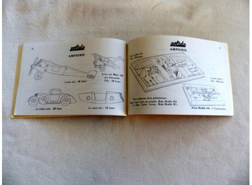 Solido Catalogue 1935 (reproduction magnifique)
