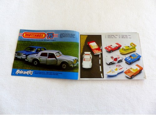 Matchbox Catalogue 1980/81détail page intérieure