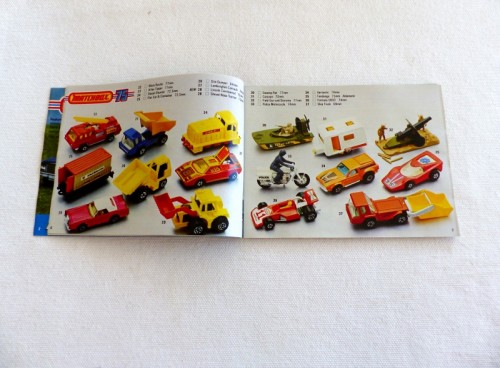 Matchbox Catalogue 1980/81 détails miniatures auto