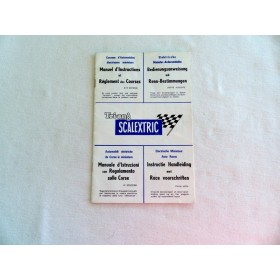 Scalextric Manuel d'Instruction, 4° Edition Multilingue