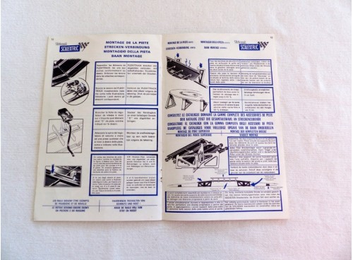 Scalextric Manuel d'Instruction, 4° Edition Multilingue
