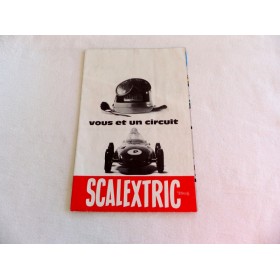 Scalextric Dépliant Publicitaire et Poster en Français