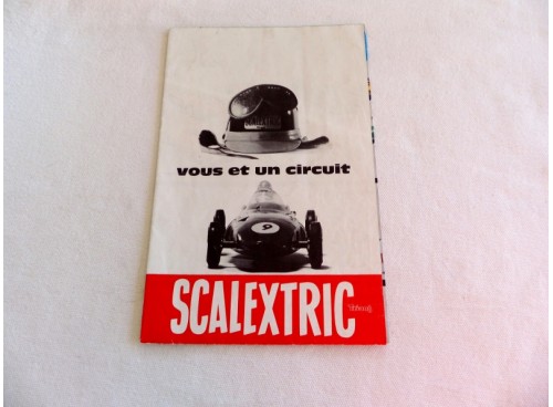 Scalextric Dépliant Publicitaire et Poster en Français