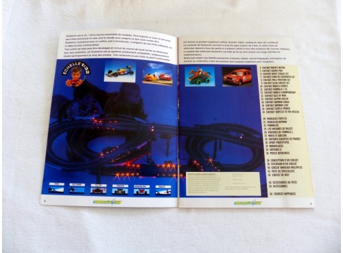 Scalextric catalogue 1991 en français détail
