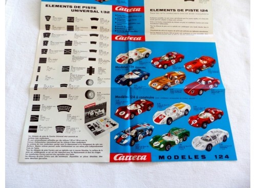 Carrera Catalogue-Dépliant Années 60 en français détail bas
