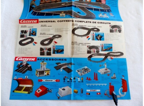 Carrera Catalogue-Dépliant Années 60 en français détail