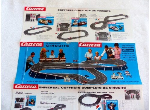 Carrera Catalogue-Dépliant Années 60 en français détail