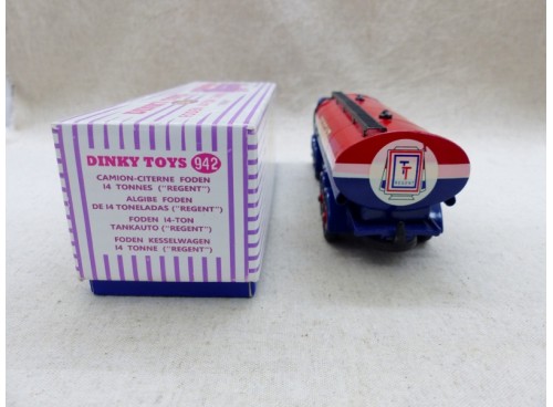 Dinky Toys 942 Foden 14 Ton "Regent" Tanker Restauré arrière