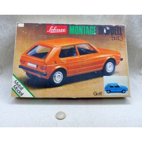 Schuco Montage Modell 225 005 VW Golf 1 43° en Kit Neuf