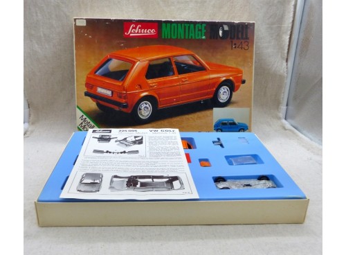 Schuco Montage Modell 225 005 VW Golf 1 43° en Kit Neuf