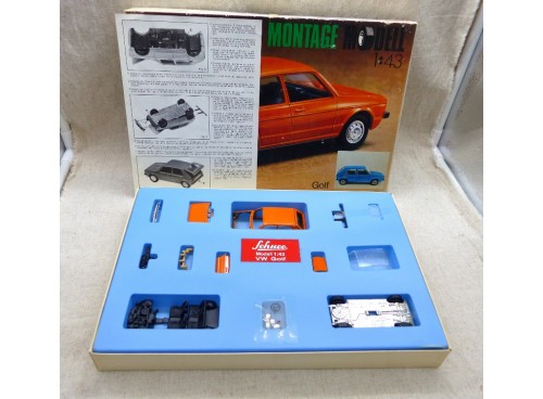 Schuco Montage Modell 225 005 VW Golf 1 43° en Kit Neuf