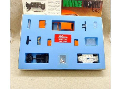 Schuco Montage Modell 225 005 VW Golf 1 43° en Kit Neuf détails