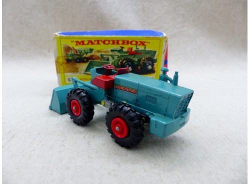 miniature Matchbox K-10 Tracto-Pelle Aveling Barford NM boite