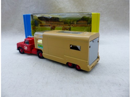 Matchbox SuperKings K-18 Camion Semi Transport de Chevaux NM Boite arrière