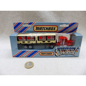 Matchbox Convoy CY3 Camion Peterbilt avec Conteneurs NM Boite
