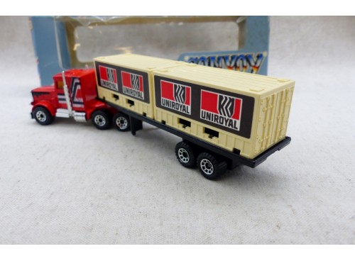 Matchbox Convoy CY3 Camion Peterbilt avec Conteneurs NM Boite