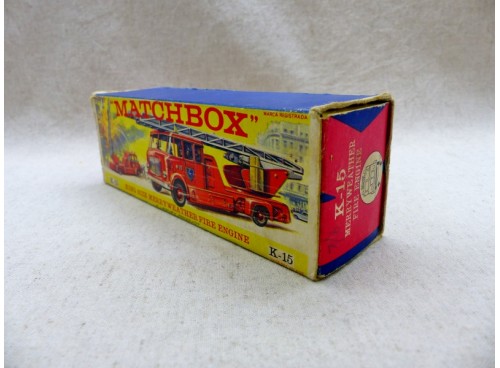 Matchbox KingSize K-15 Camion Pompiers Merryweather Fire Engine