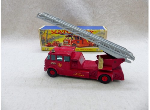 Matchbox KingSize K-15 Camion Pompiers Merryweather Fire Engine gauche