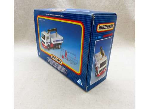 Matchbox SuperKings K 148 Camion Plateau avec Grue NM Boite