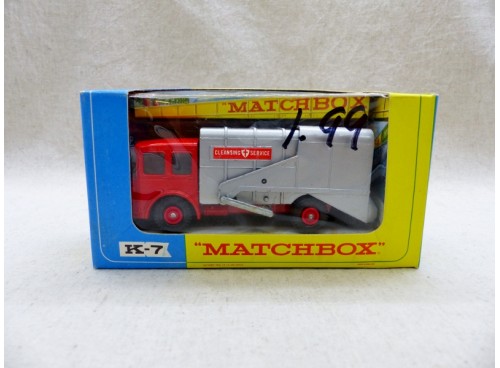 Matchbox King Size K-7 Camion Poubelle / Refuse Truck  NM Boite