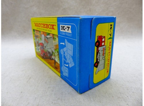 Matchbox King Size K-7 Camion Poubelle / Refuse Truck  NM Boite