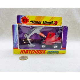 Matchbox King Size K-1 Pelle Hydraulique / Hydraulyc Excavator NM Boite