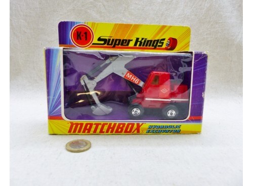 Matchbox King Size K-1 Pelle Hydraulique / Hydraulyc Excavator NM Boite
