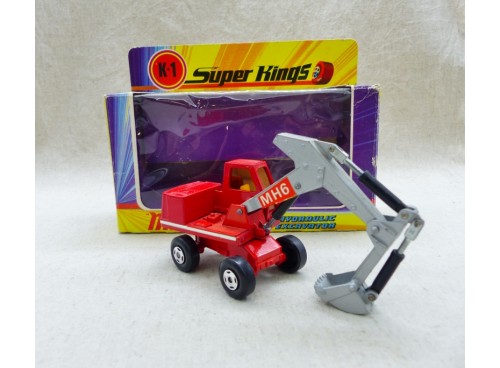 miniature chantier Matchbox King Size K-1 Pelle Hydraulique / Hydraulyc Excavator NM Boite