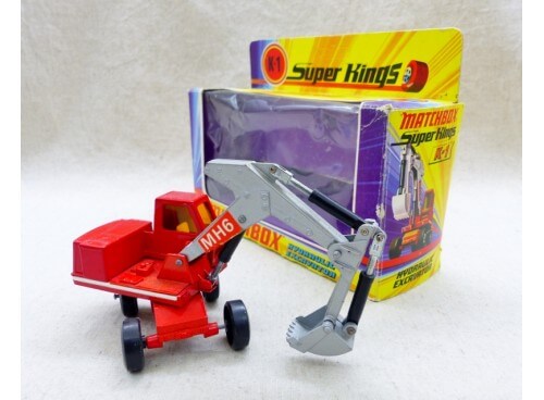 miniature Matchbox King Size K-1 Pelle Hydraulique / Hydraulyc Excavator NM Boite