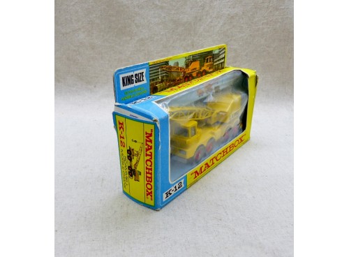 Matchbox King Size K-12 Scammel Mobile Crane / Camion Grue NM Boite