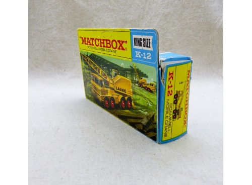 Matchbox King Size K-12 Scammel Mobile Crane / Camion Grue NM Boite
