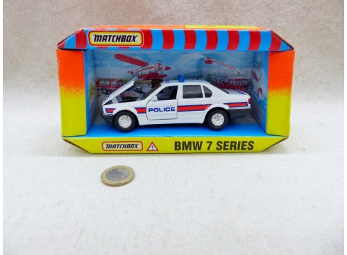 Matchbox King Size 39604 BMW 7 Series Police NM Boite