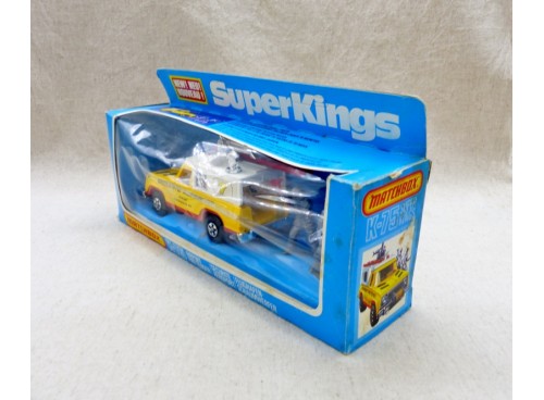 miniature Matchbox King Size K-75 SuperKings Véhicule de Sécurité Aéroport Version Française Neuve Boite