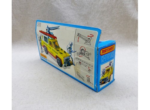 Matchbox King Size K-75 SuperKings Véhicule de Sécurité Aéroport Version Française Neuve Boite