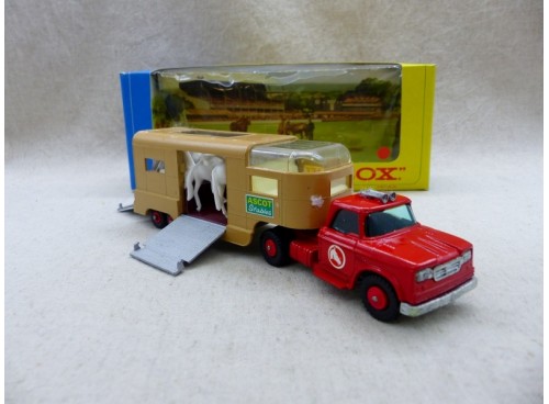 Matchbox SuperKings K-18 Camion Semi Transport de Chevaux NM Boite