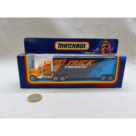 Matchbox Convoy CY-36 Camion Peterbilt Semi Remorque " Trick Truckin' "