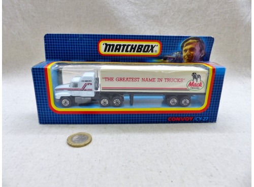 Matchbox Convoy CY-27 Camion Mack CH600 Semi-Remorque