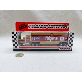Matchbox Convoy CY 104 Superstars Transporters "Folgers racing Team"