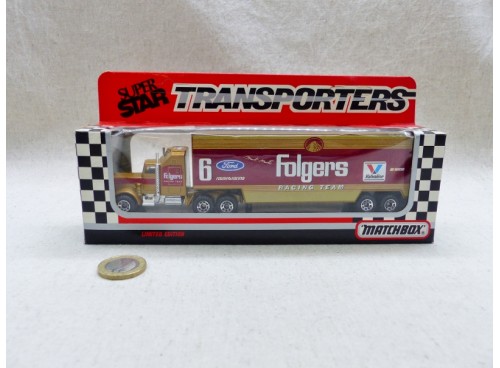 Matchbox Convoy CY 104 Superstars Transporters "Folgers racing Team"