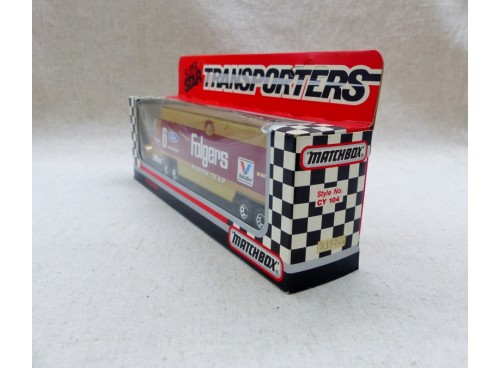 Matchbox Convoy CY 104 Superstars Transporters "Folgers racing Team"