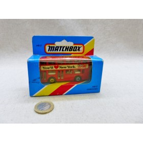 Matchbox Superfast MB 17 Bus Promotionnel "You'll Love New York"