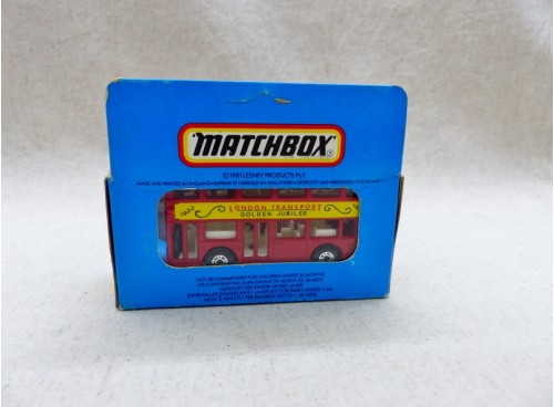 Matchbox Superfast MB17 Bus Promotionnel London Transport Golden Jubilee