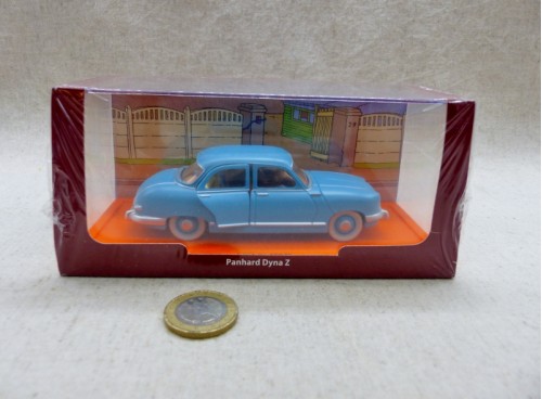 En voiture Tintin Coke en Stock  Taxi Panhard Dyna Z 1958