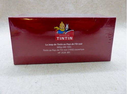 En Voiture Tintin au Pays de l'Or Noir Willys MB 1943