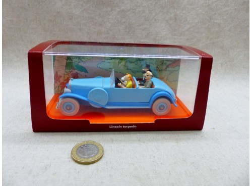 En Voiture Tintin Les Cigares du Pharaon éd. Moulinsart 1/43  Lincoln Torpedo