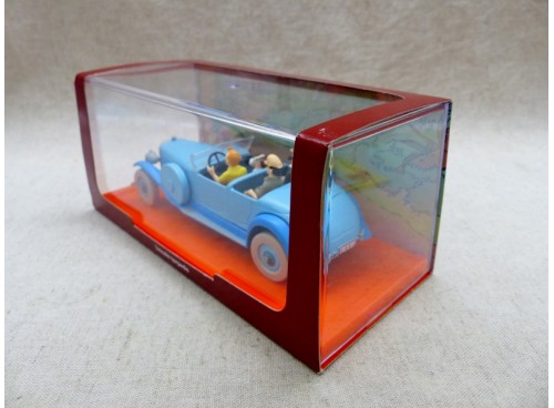 miniature auto En Voiture Tintin Les Cigares du Pharaon éd. Moulinsart 1/43  Lincoln Torpedo