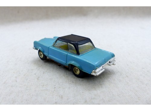 Faller AMS 5651 Slot Car Ho Mercedes Benz 230 SL Coupé Bleu/Noir arrière