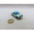 Faller AMS 4801 Slot Car Ho Mercedes 220 Bleu ciel /Toit Bleu foncé
