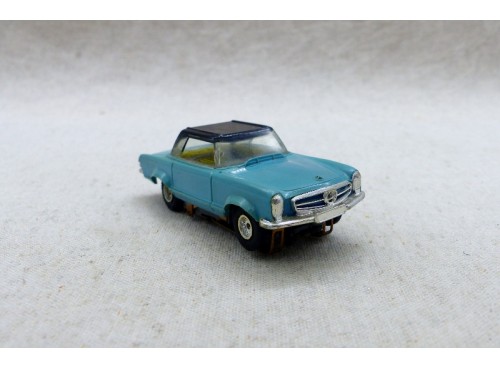 Faller AMS 5651 Slot Car Ho Mercedes Benz 230 SL Coupé Bleu/Noir avant