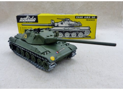 Miniature auto Solido 209 Char Militaire Français AMX 30 NM / Boite